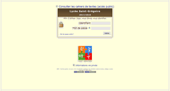 Desktop Screenshot of lycee.saint-gregoire.net