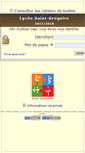 Mobile Screenshot of lycee.saint-gregoire.net
